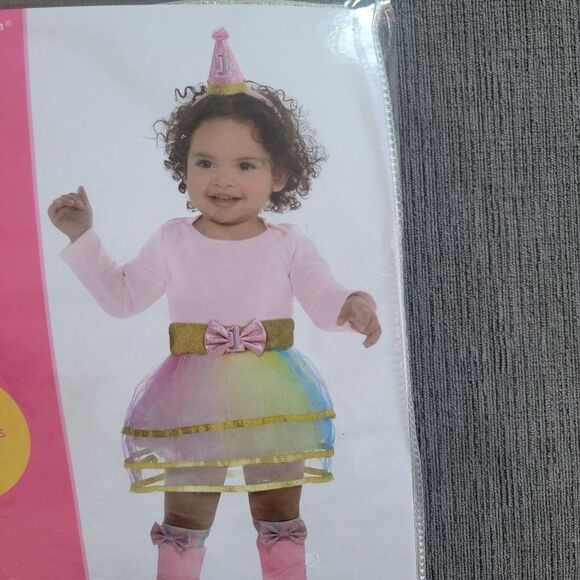 My 1st Birthday Kit Include Tutu Leg Warmers crown Headband 4 Piece set - Picture 6 of 15
